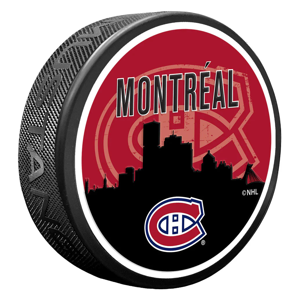 Montreal Canadiens NHL Skyline Hockey Puck