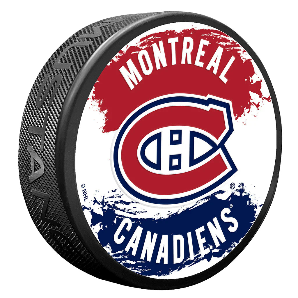 Montreal Canadiens NHL Splash Hockey Puck