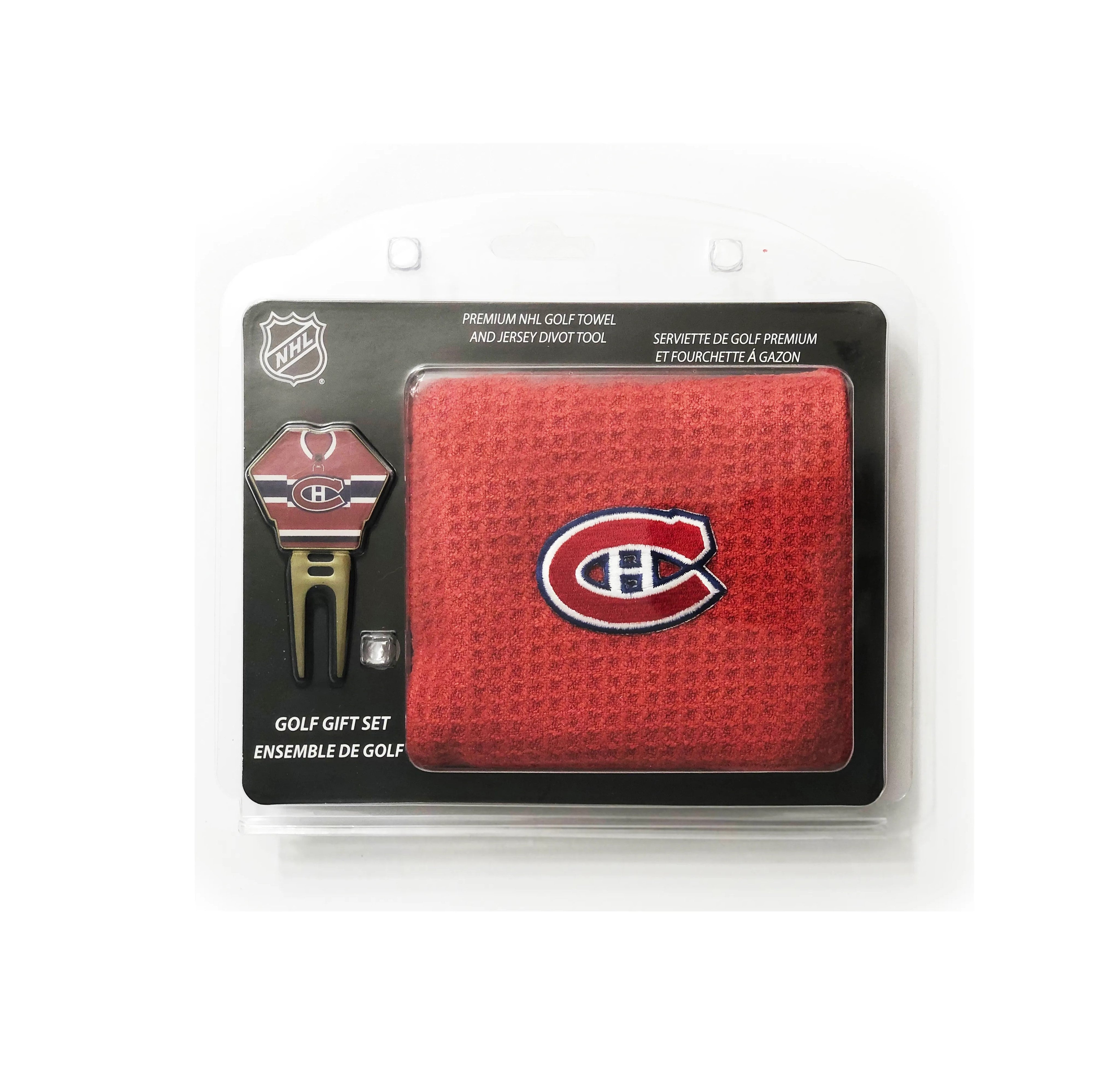 Ensemble cadeau de serviettes et d'uniformes LNH des Canadiens de Montréal