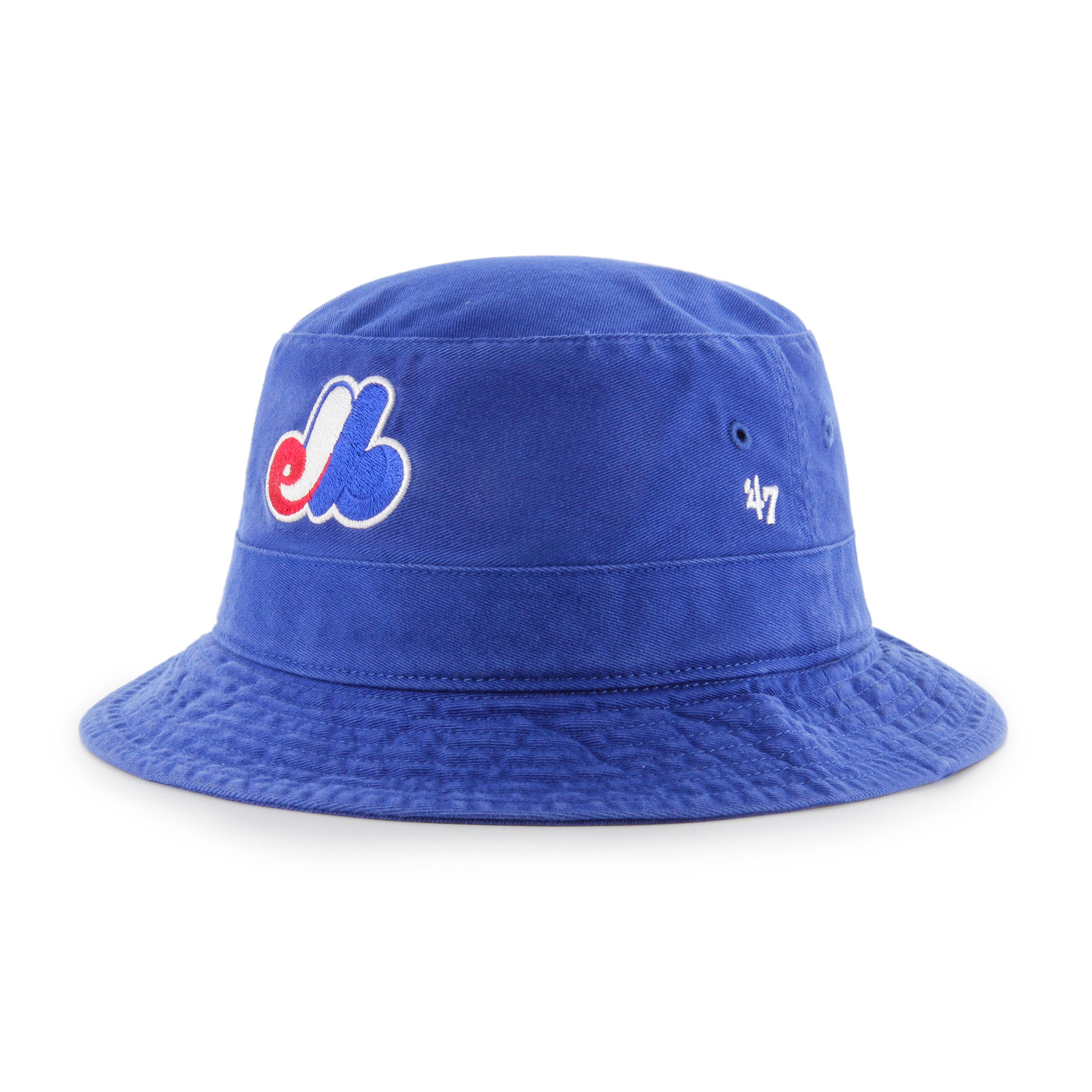 Montreal Expos MLB 47 Brand Men's Royal Primary Bucket Hat