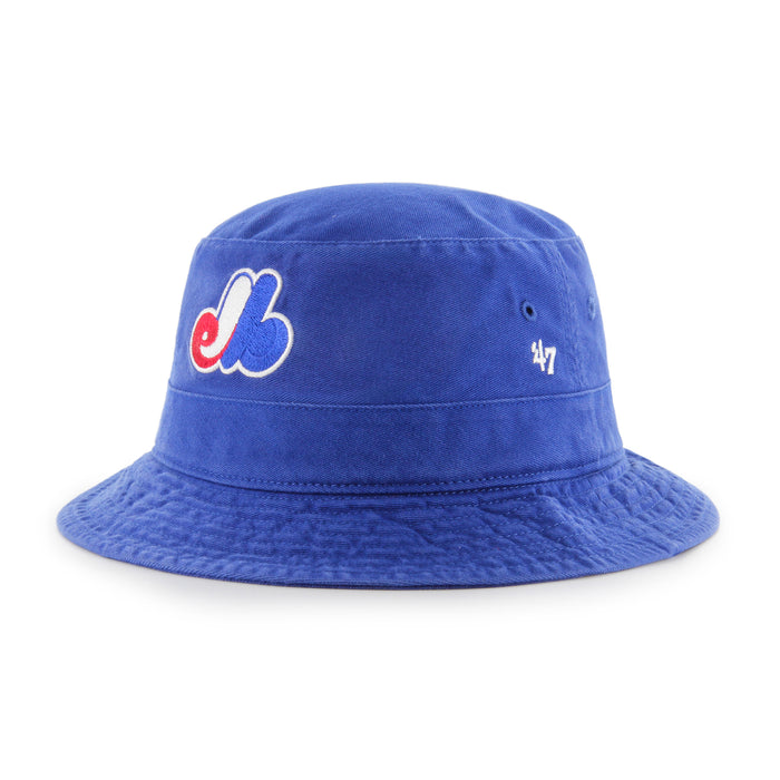 Montreal Expos MLB 47 Brand Men's Royal Primary Bucket Hat
