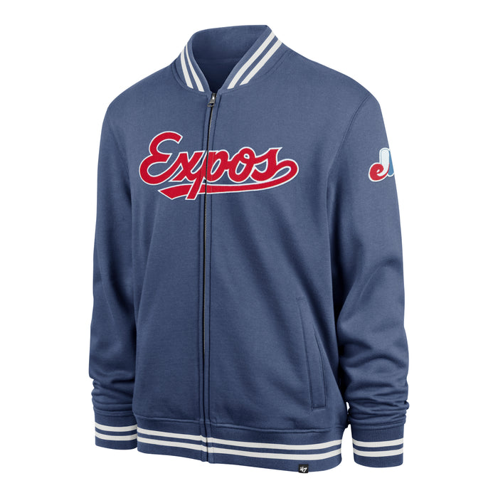 Montreal Expos MLB 47 Brand Men’s Royal Wax Pack Pro Camden Track Jacket