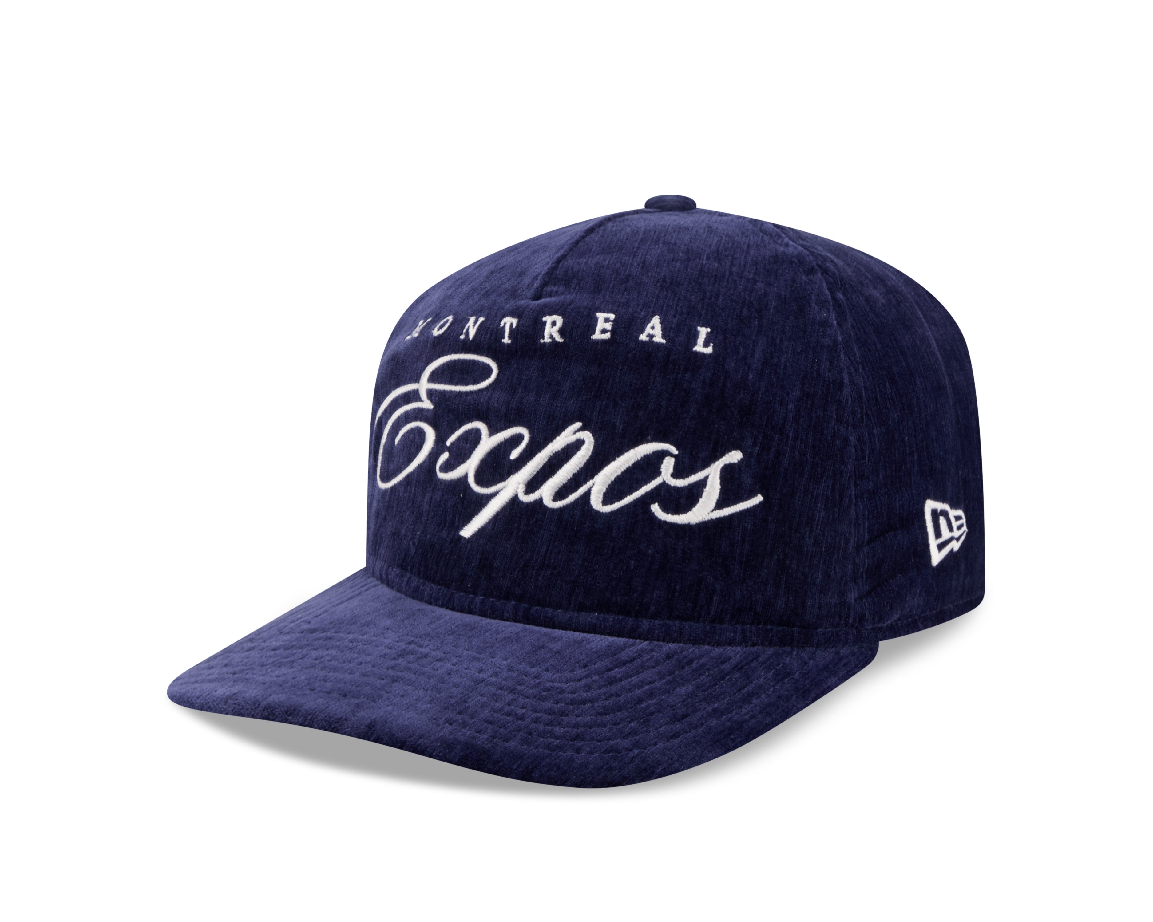 Montreal Expos MLB New Era Men's Navy 19Twenty Team Script Snapback