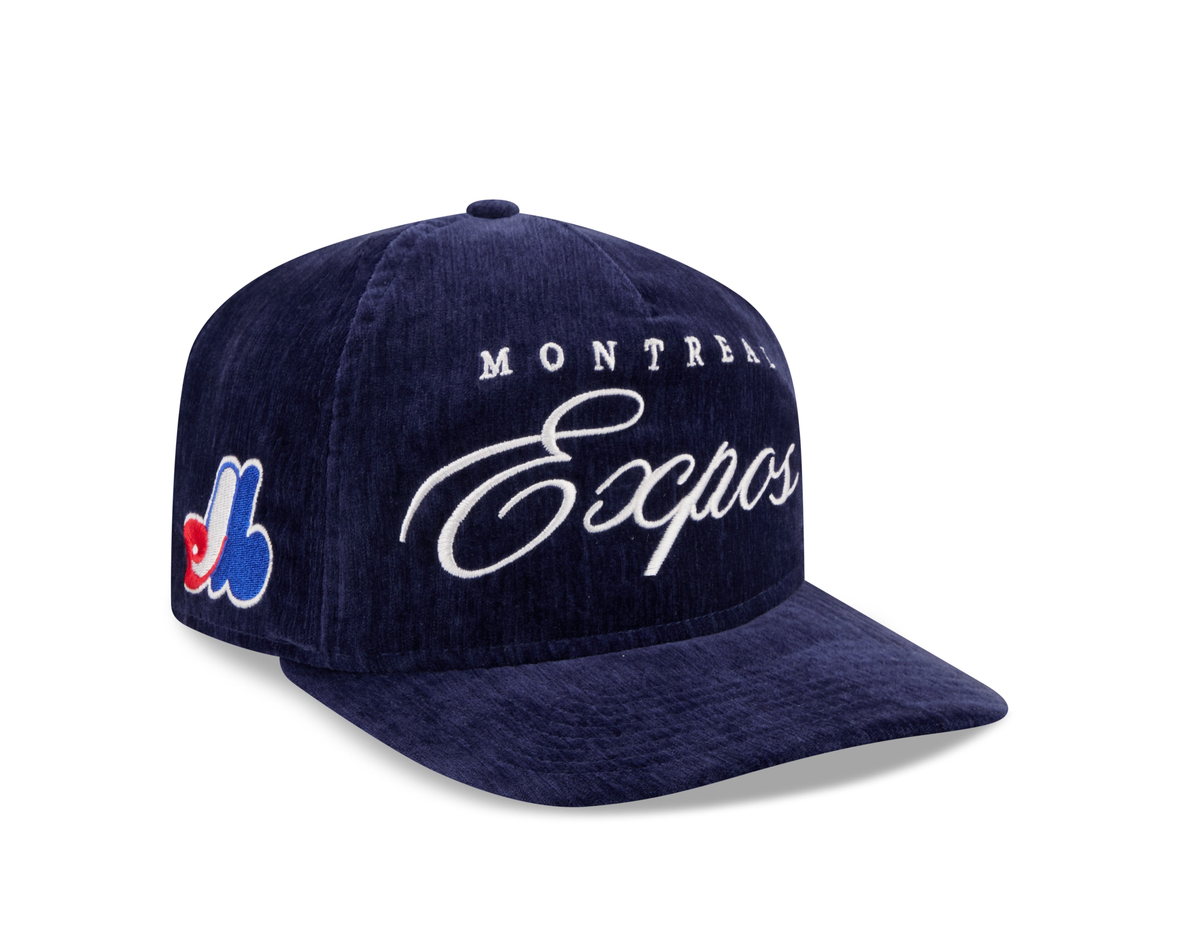Montreal Expos MLB New Era Men's Navy 19Twenty Team Script Snapback