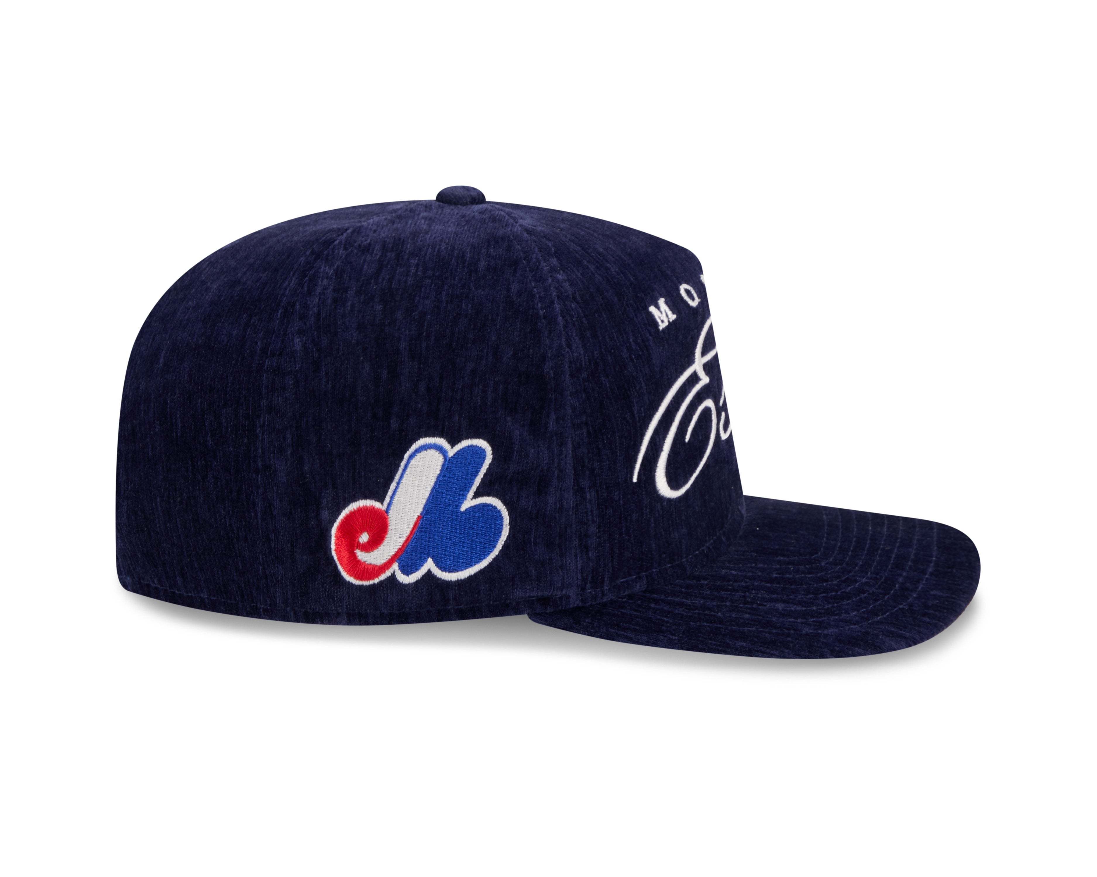 Montreal Expos MLB New Era Men's Navy 19Twenty Team Script Snapback