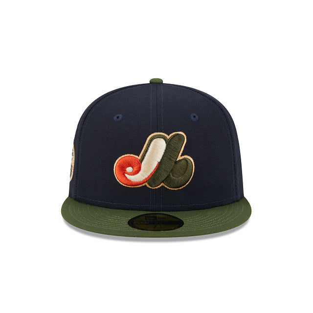 Montreal Expos MLB New Era Men's Navy/Green 59Fifty 1982 All Star Game Fitted Hat