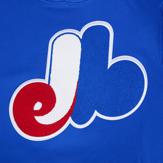 Montreal Expos MLB Pro Standard Men's Royal Blue Cooperstown Retro Classic Pullover Hoodie