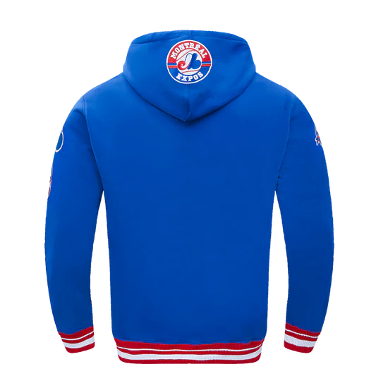 Montreal Expos MLB Pro Standard Men's Royal Blue Cooperstown Retro Classic Pullover Hoodie