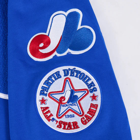 Montreal Expos MLB Pro Standard Men's Royal Blue Cooperstown Retro Classic Pullover Hoodie