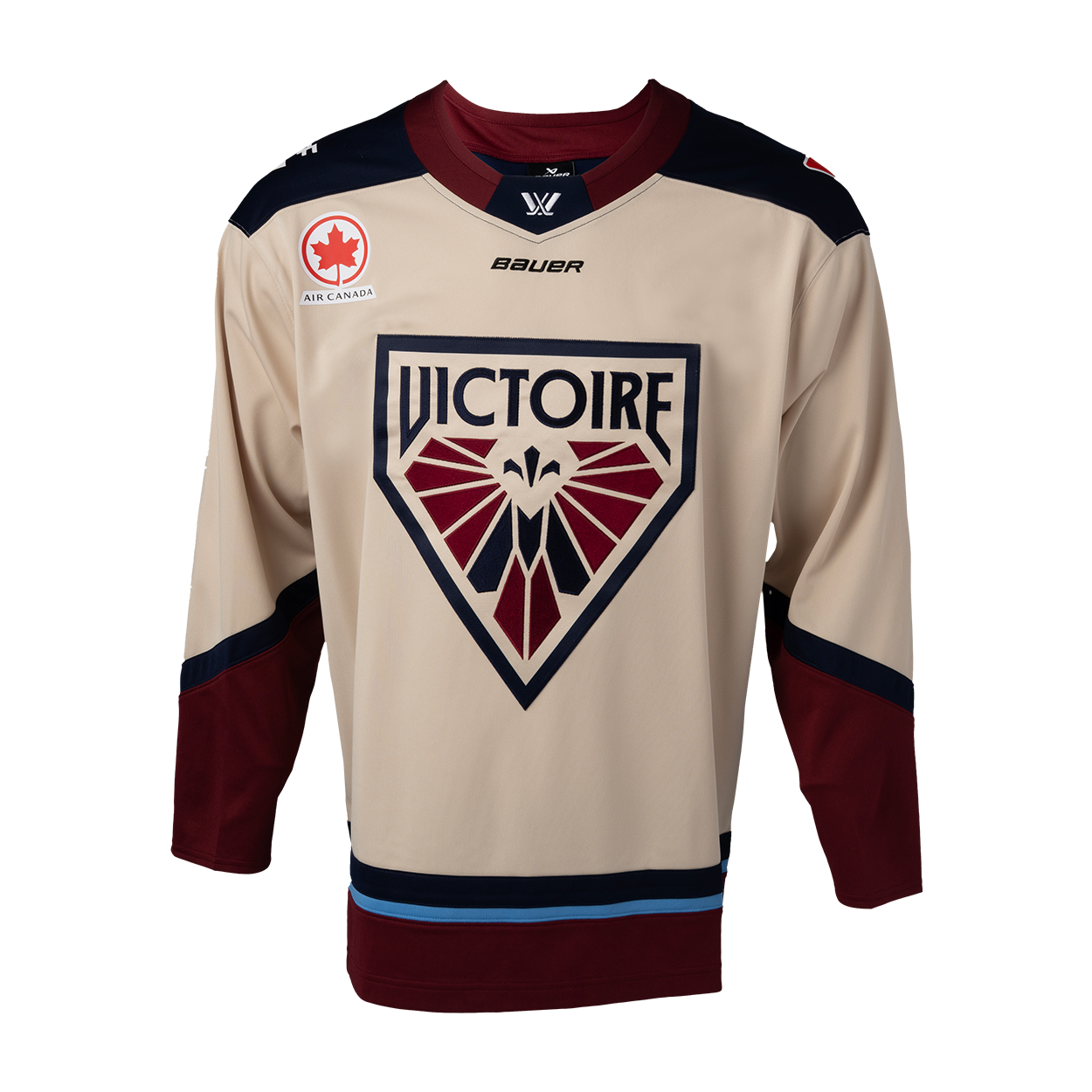 Montreal Victoire PWHL Bauer Unisex Beige 2025 Replica Away Jersey