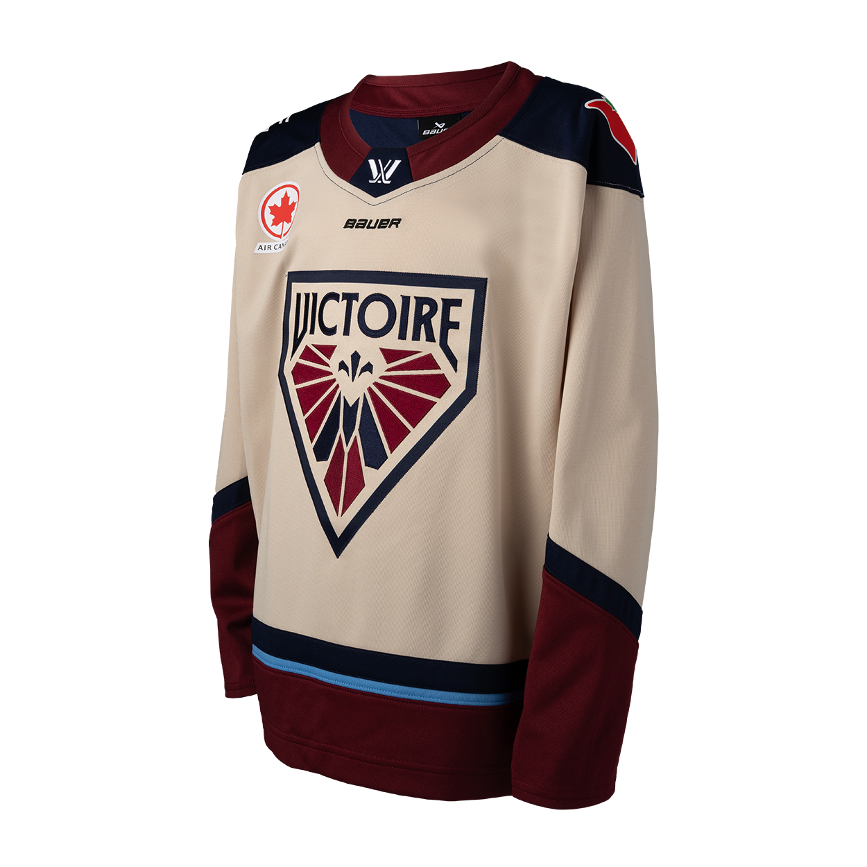 Montreal Victoire PWHL Bauer Youth Beige 2025 Replica Away Jersey