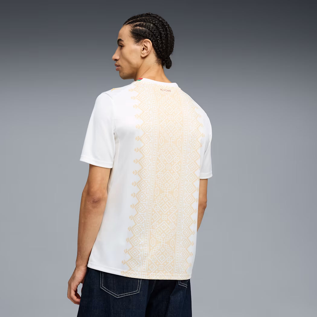 Maillot Réplique Extérieur Blanc 2026 Homme Puma FIFA Équipe Nationale du Maroc
