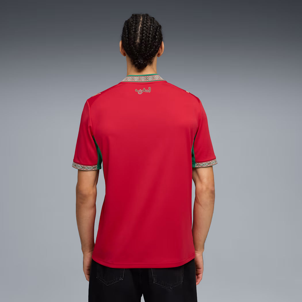 Maillot Réplique Domicile Puma Homme Rouge Équipe Nationale Maroc 2026