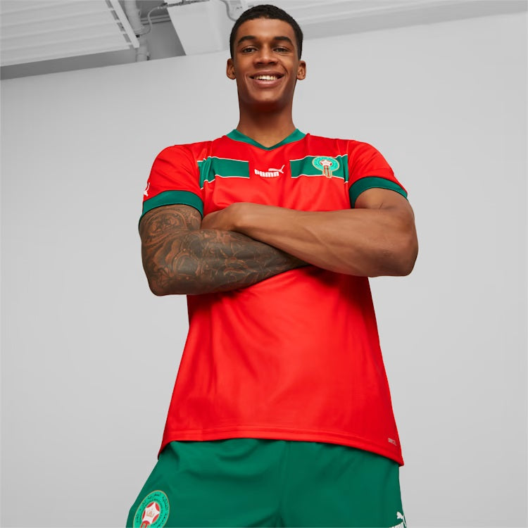 Morocco FIFA Puma Men's Red 2022/23 Replica Jersey