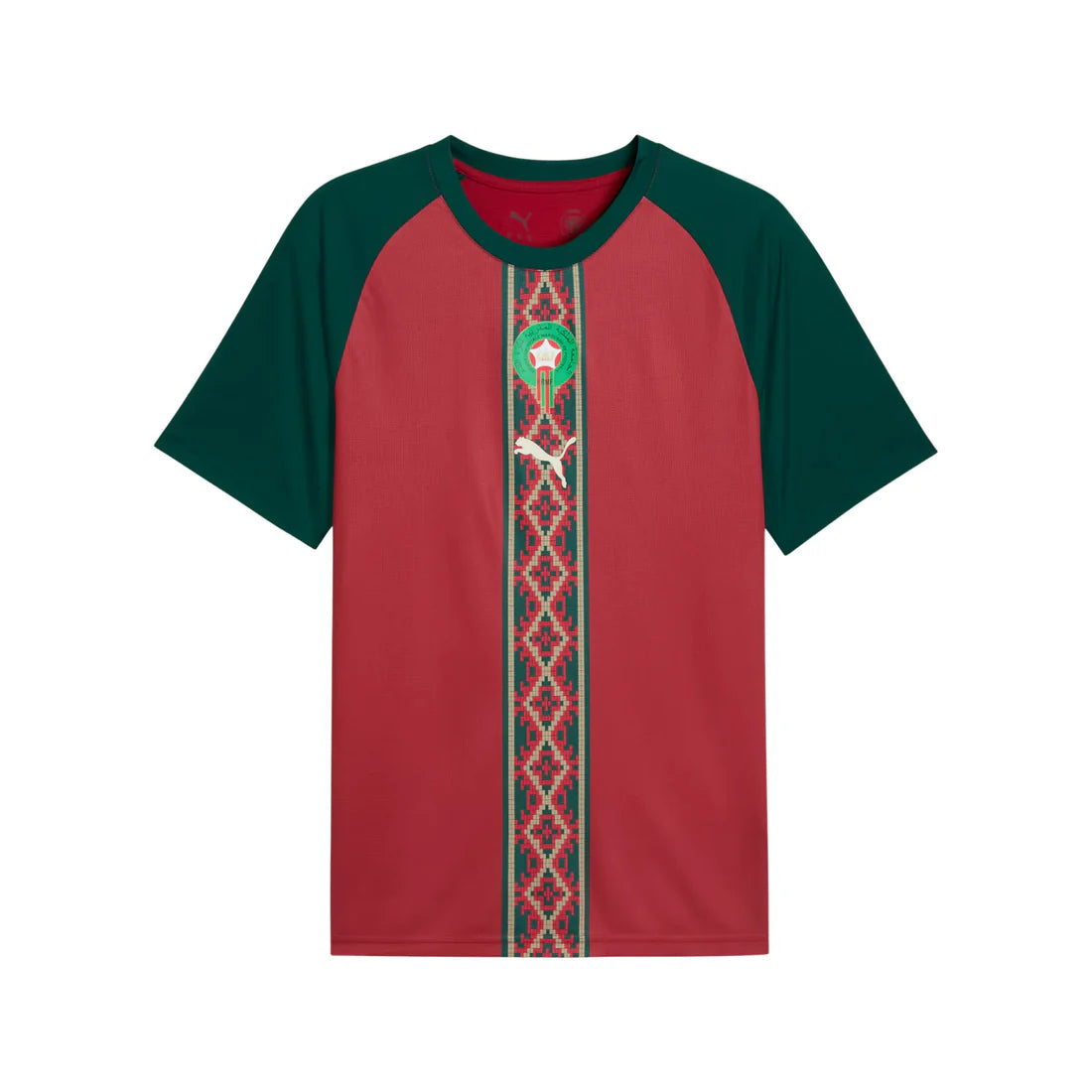 Morocco National Team FIFA Puma Red/Green 2026 Pre-Match Jersey