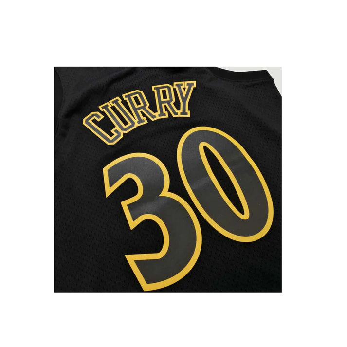 Stephen Curry Golden State Warriors NBA Mitchell & Ness Men's Black Dynamic Hardwood Classics Swingman Jersey