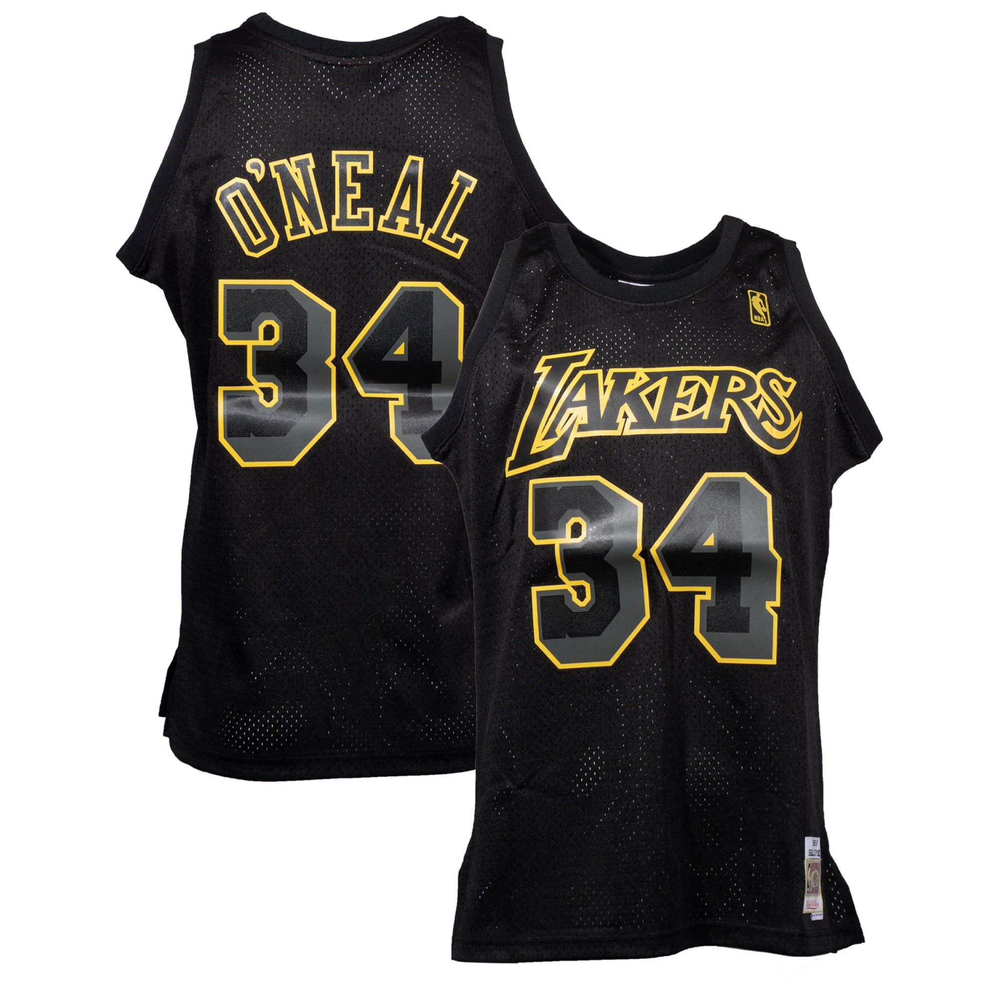 Shaquille O'Neal Los Angeles Lakers NBA Mitchell & Ness Maillot dynamique noir pour hommes 