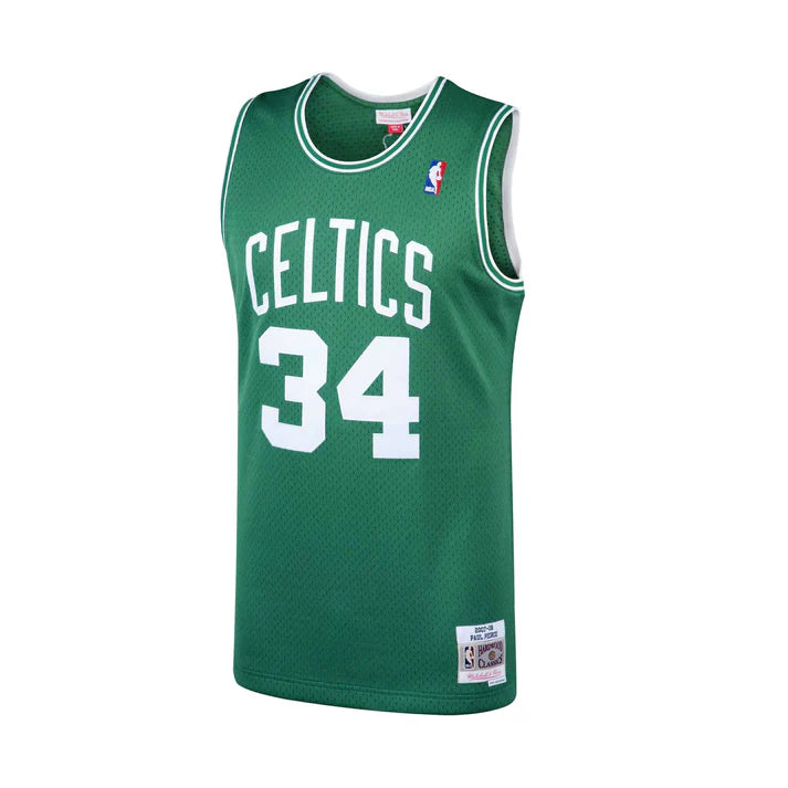 Paul Pierce Boston Celtics NBA Mitchell & Ness Maillot Swingman Hardwood Classics vert 2007-08 pour homme