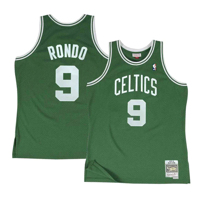 Rajon Rondo Boston Celtics NBA Mitchell & Ness Men's Green 2007-08 Hardwood Classics Swingman Jersey