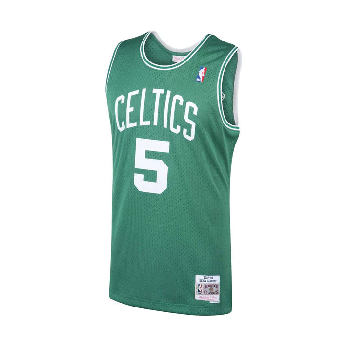 Kevin Garnett Boston Celtics NBA Mitchell & Ness Men's Green 2007-08 Hardwood Classics Swingman Jersey