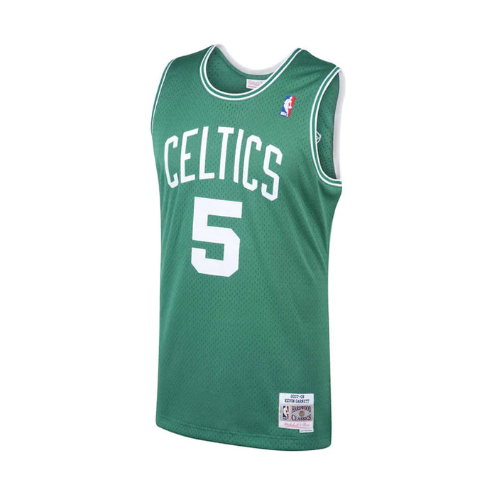 Kevin Garnett Boston Celtics NBA Mitchell & Ness Men's Green 2007-08 Hardwood Classics Swingman Jersey