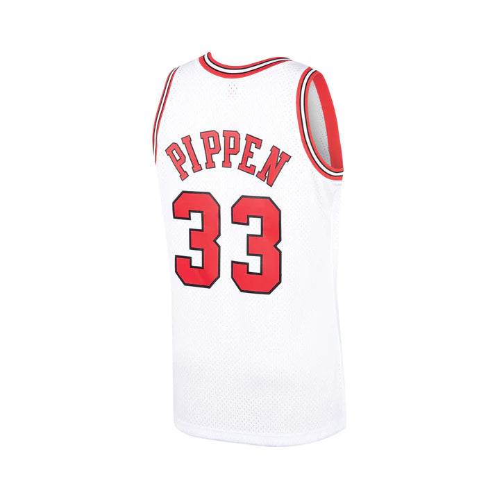 Scottie Pippen Chicago Bulls NBA Mitchell & Ness Homme Blanc 1997-98 Hardwood Classics Swingman Maillot