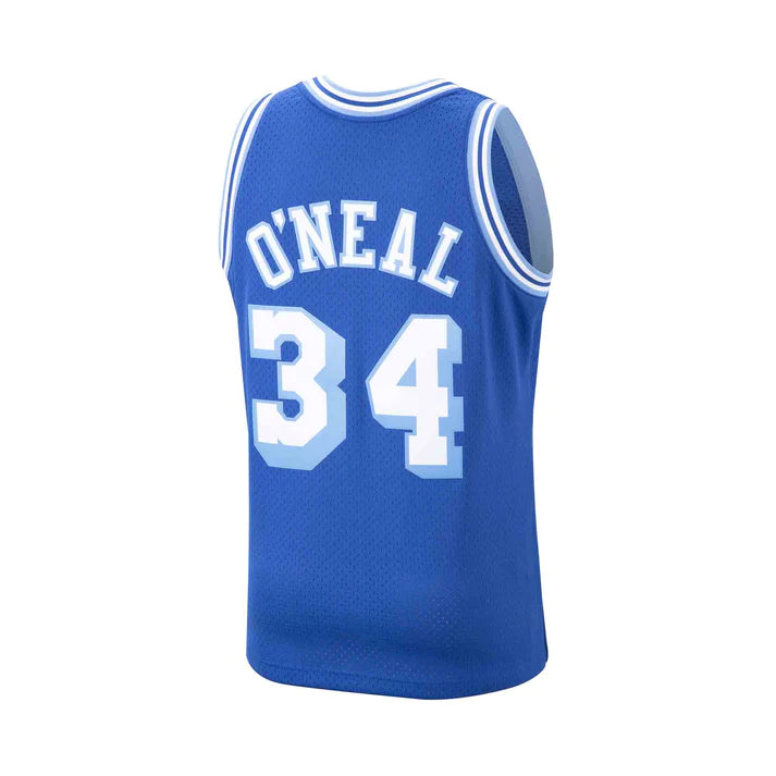 Shaquille O'Neal Los Angeles Lakers NBA Mitchell & Ness Men's Royal 1996-1997 Hardwood Classics Swingman Jersey