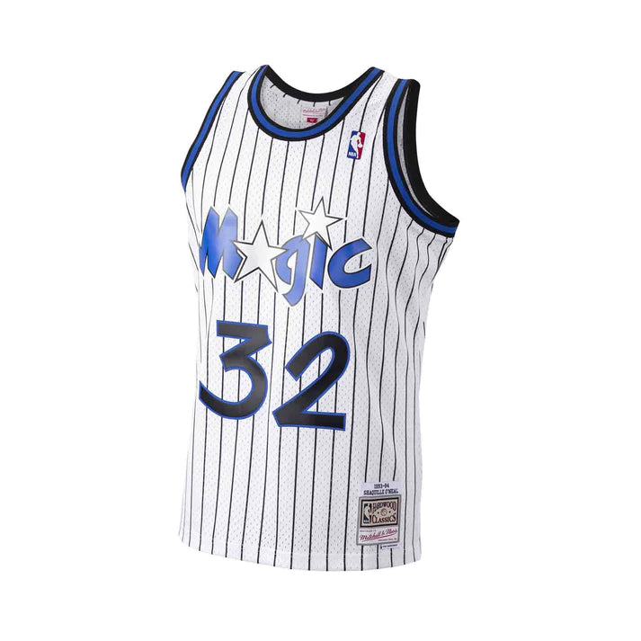 Shaquille O'Neal Orlando Magic NBA Mitchell & Ness Maillot Swingman Hardwood Classics blanc 1993-94 pour homme