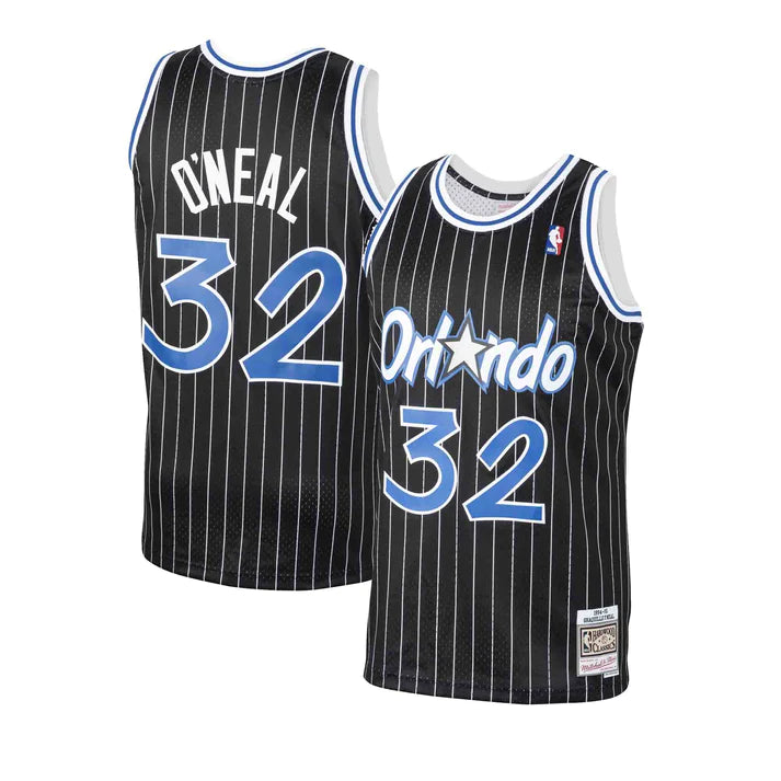 Shaquille O'Neal Orlando Magic NBA Mitchell & Ness Maillot Swingman Hardwood Classics noir 1994-95 pour homme