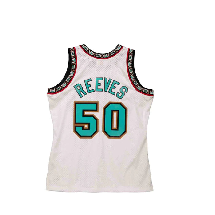 Bryant Reeves Vancouver Grizzlies NBA Mitchell & Ness Men's White 1995-96 Hardwood Classics Swingman Jersey