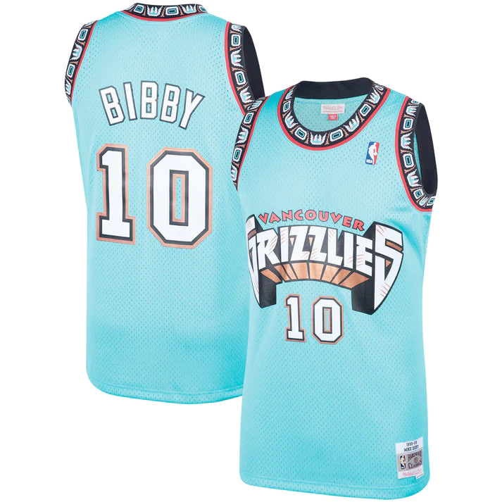 Mike Bibby Vancouver Grizzlies NBA Mitchell & Ness Sarcelle pour hommes 1998-99 Hardwood Classics Swingman Maillot