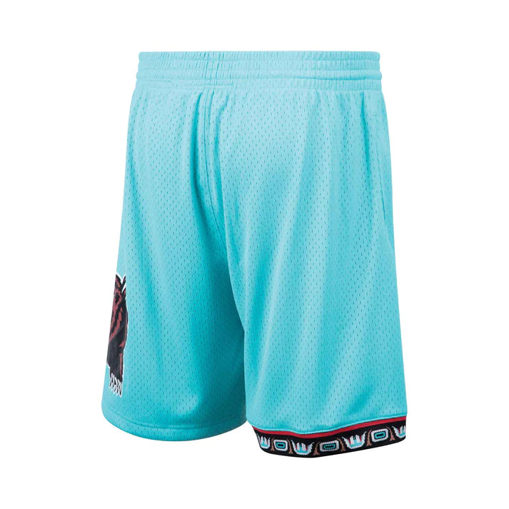 Vancouver Grizzlies NBA Mitchell & Ness Short Swingman pour hommes Bleu sarcelle 1996-97 Hardwood Classics