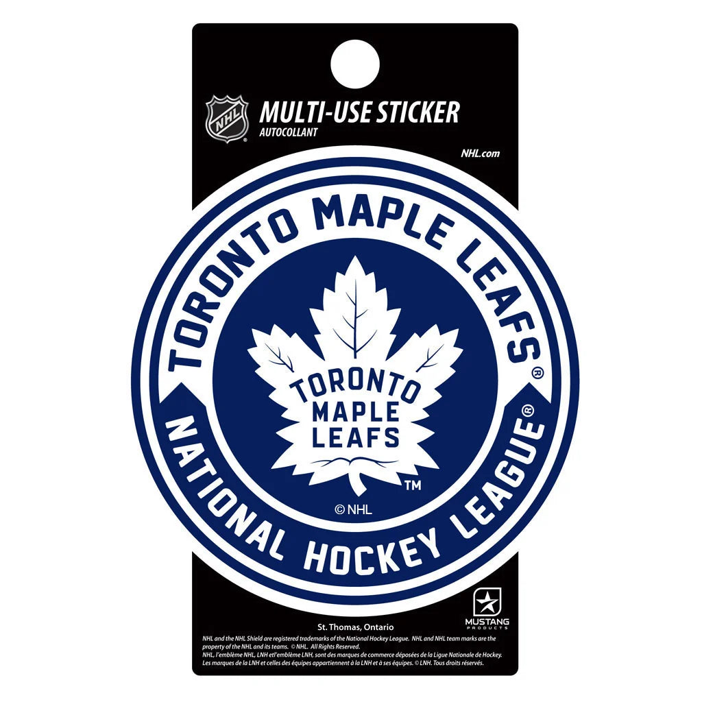 Toronto Maple Leafs  NHL 3" x 5" Team Arrow Multi-Use Sticker