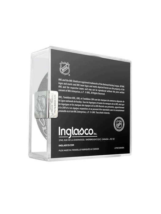 New Jersey Devils NHL Inglasco 2023-24 Officially Licensed Game Hockey Puck