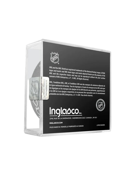 Boston Bruins NHL Inglasco 100th Anniversary 2023-24 Officially Licensed Game Hockey Puck