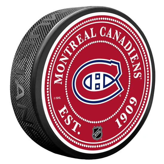 Montreal Canadiens NHL Stud Textured Hockey Puck