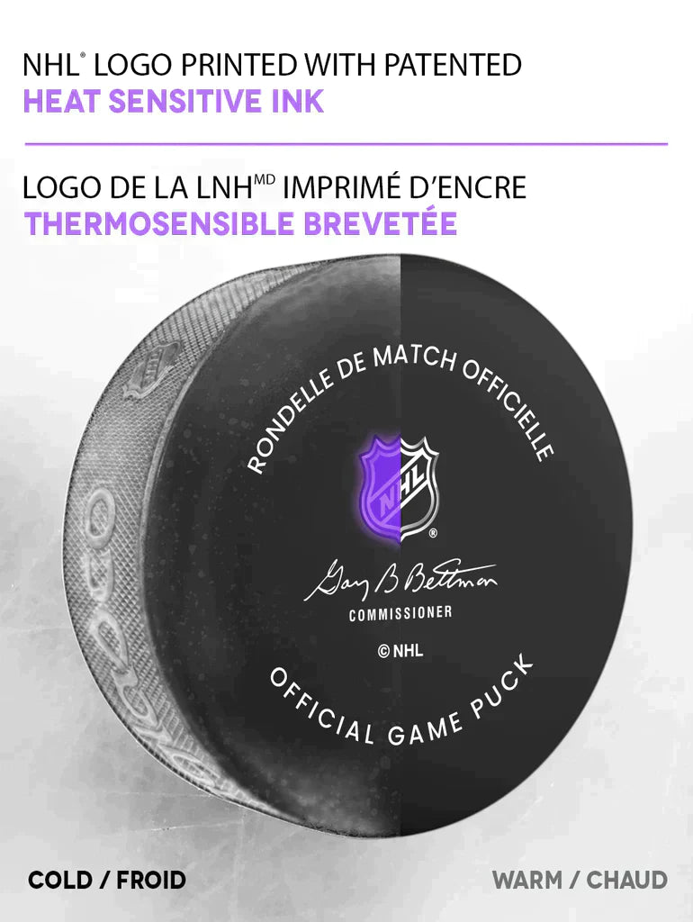 Rondelle de hockey sous licence officielle de la saison inaugurale de la NHL Inglasco 2024-25 du Utah Hockey Club