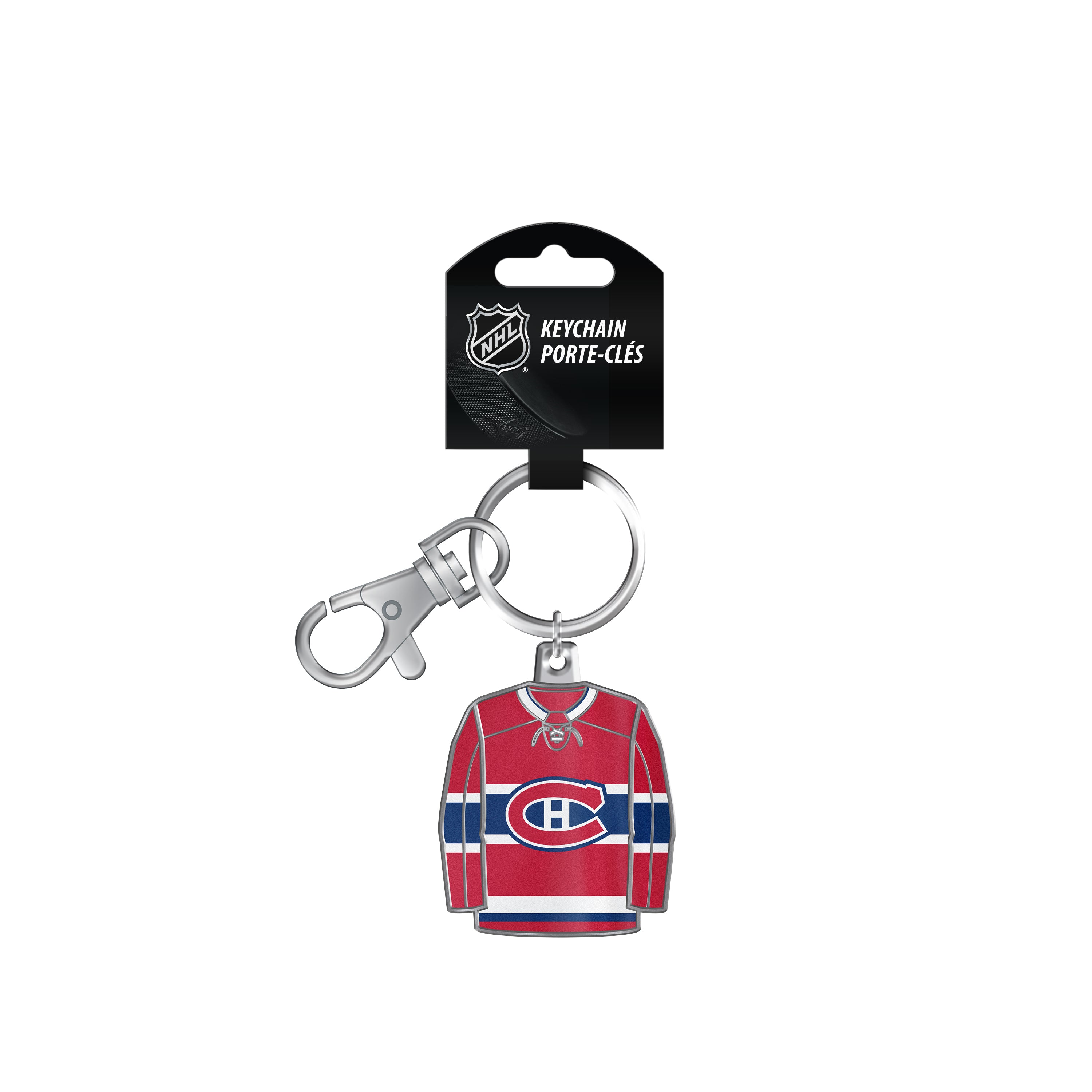 Porte-clés uniforme de l'équipe NHL TSV des Canadiens de Montréal