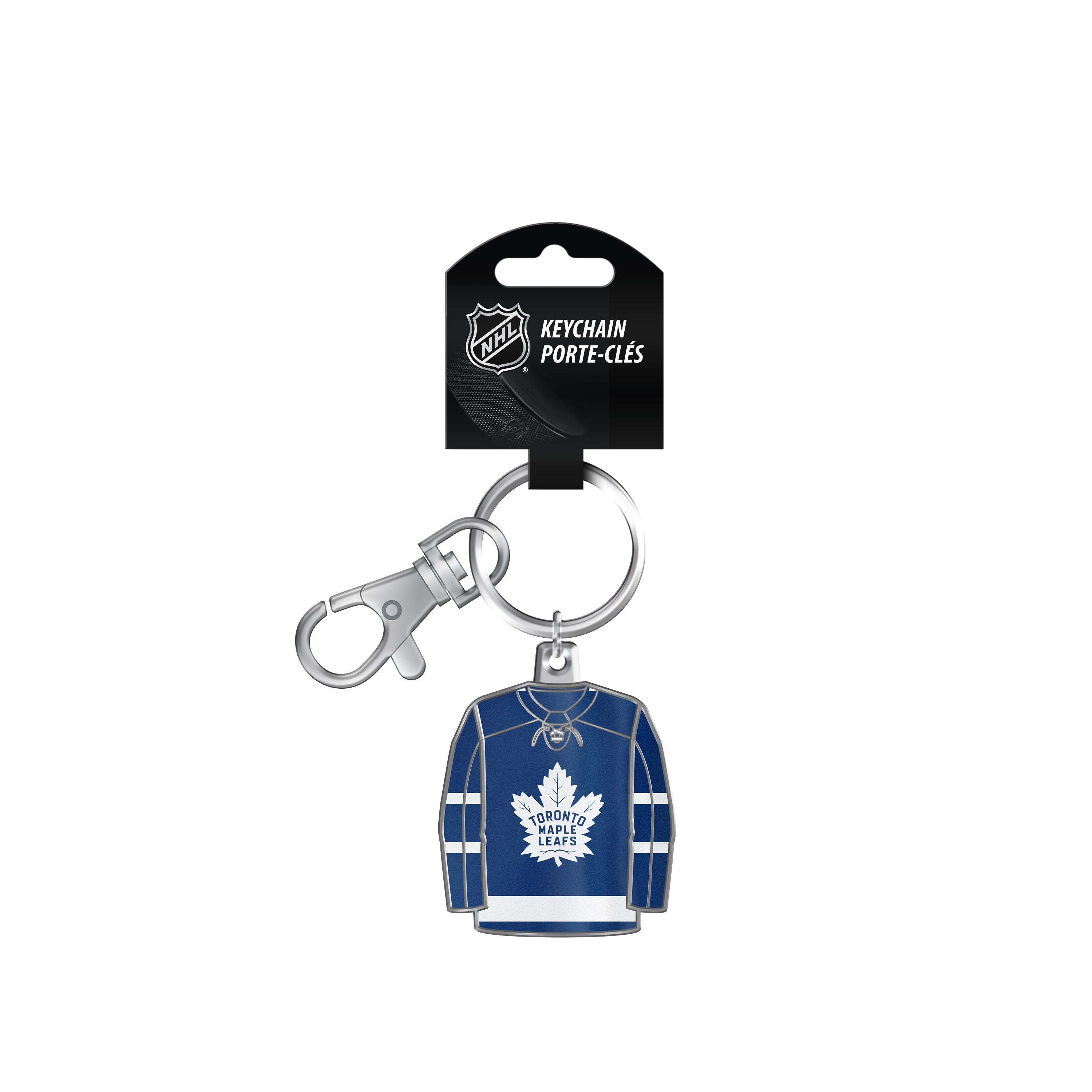 Porte-clés uniforme de l'équipe NHL TSV des Maple Leafs de Toronto