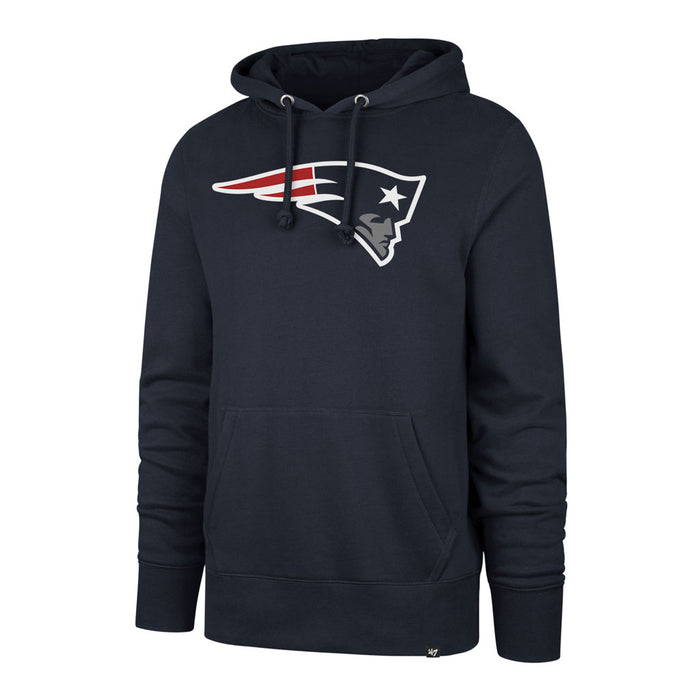New England Patriots NFL 47 Brand Men's Navy Imprint Headline Pullover Hoodie