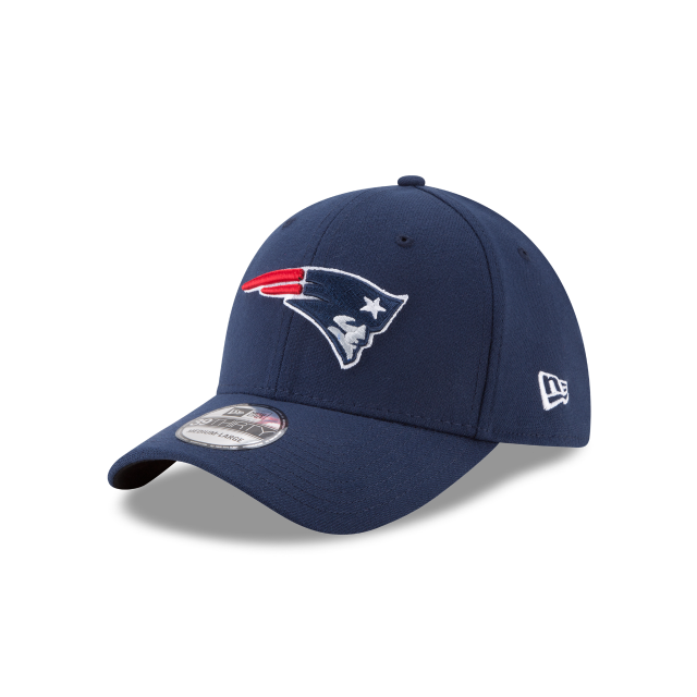 New England Patriots NFL New Era Men's Oceanside Blue 39Thirty Team Classic Stretch Fit Hat