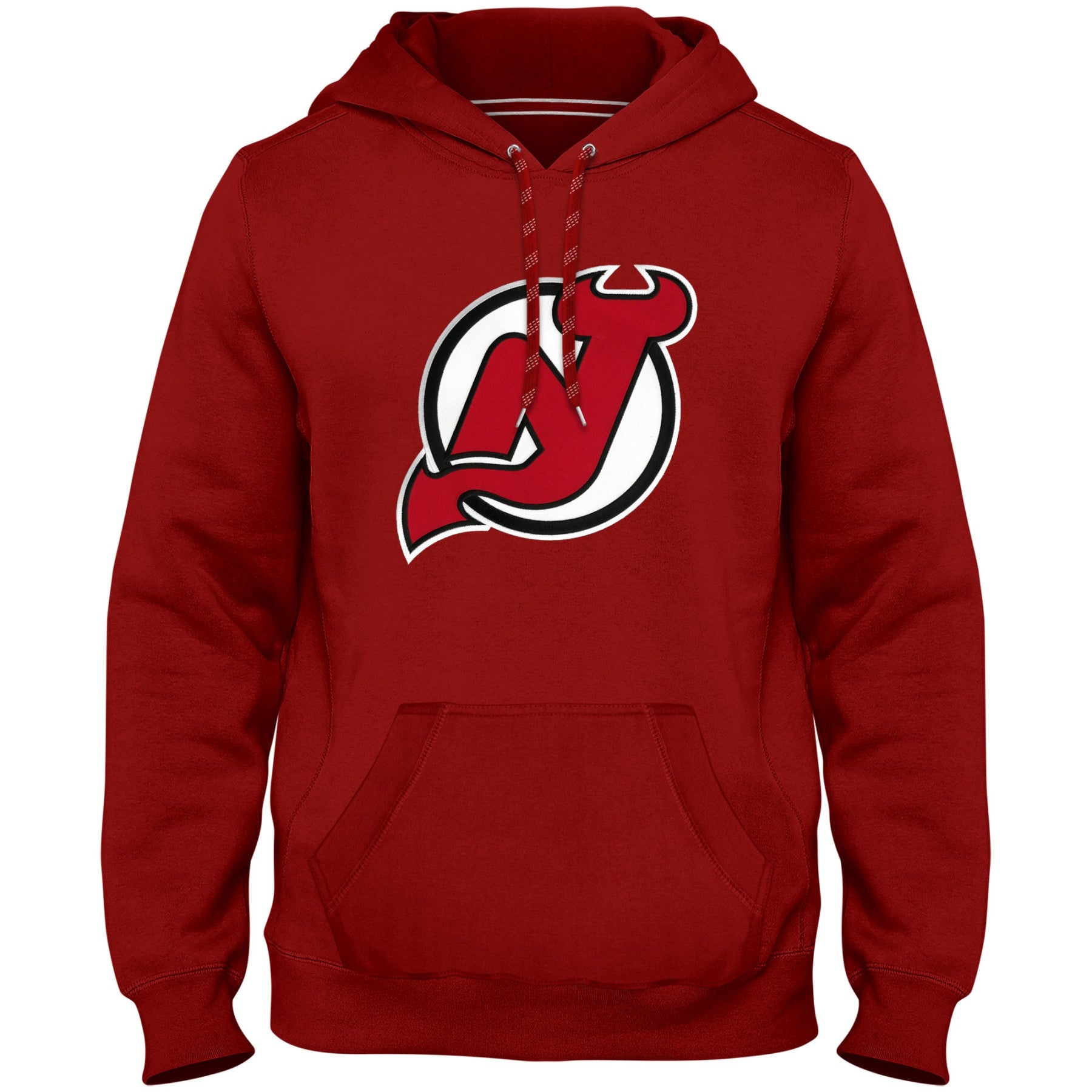 Sweat à capuche avec logo en sergé Express rouge des New Jersey Devils NHL Bulletin pour hommes