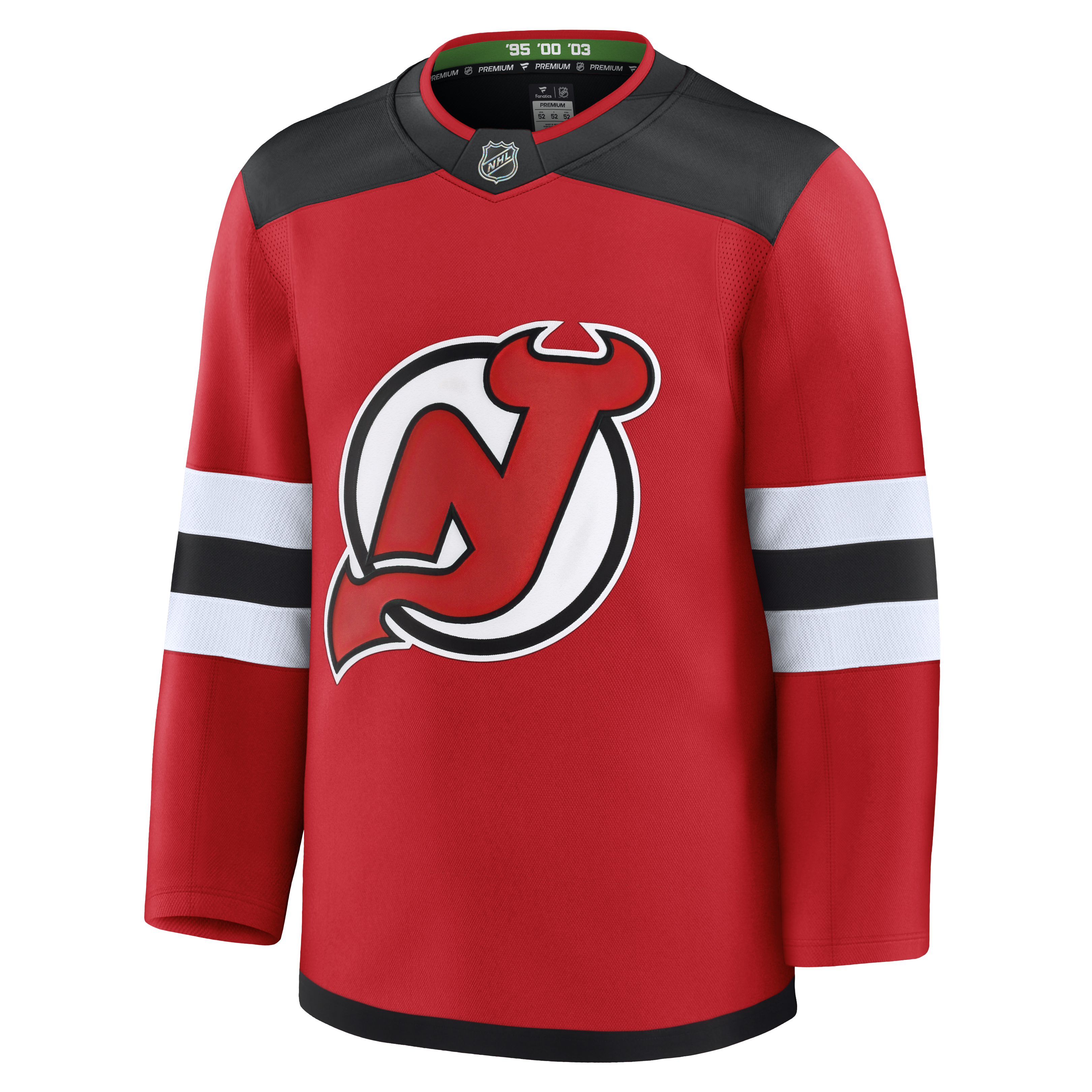 New Jersey Devils NHL Fanatics Branded Men's Red Premium Jersey