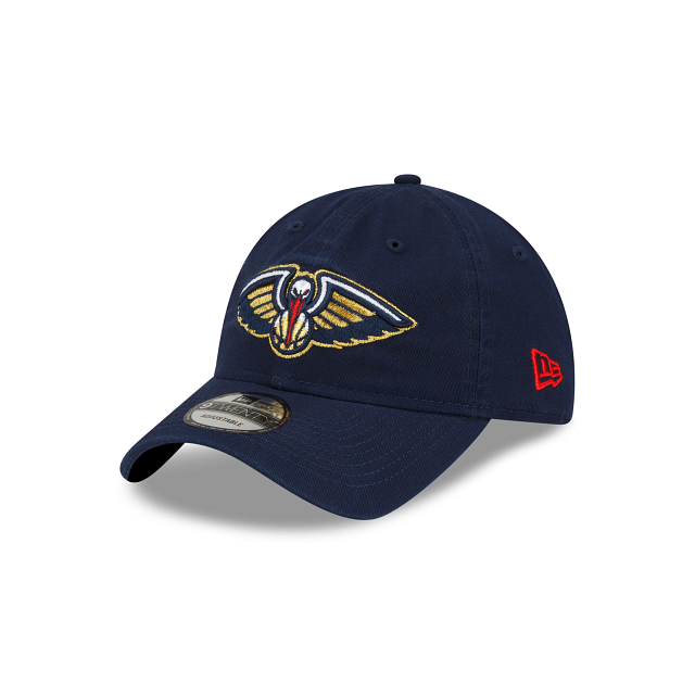 Casquette ajustable classique 9Twenty Core bleu marine pour homme des New Orleans Pelicans NBA New Era