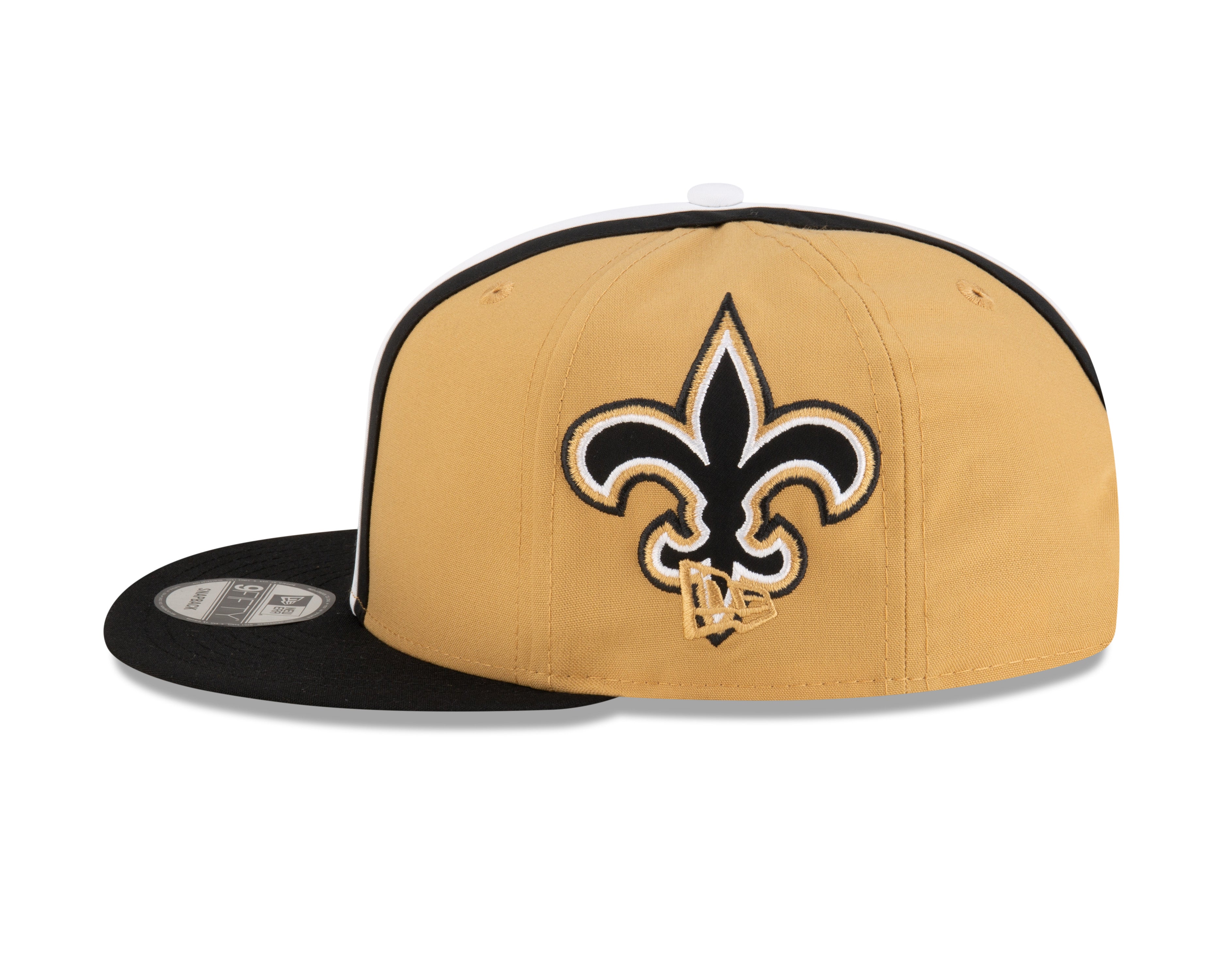 New Orleans Saints NFL New Era Men's Beige 9Fifty Helmet Pack Snapback