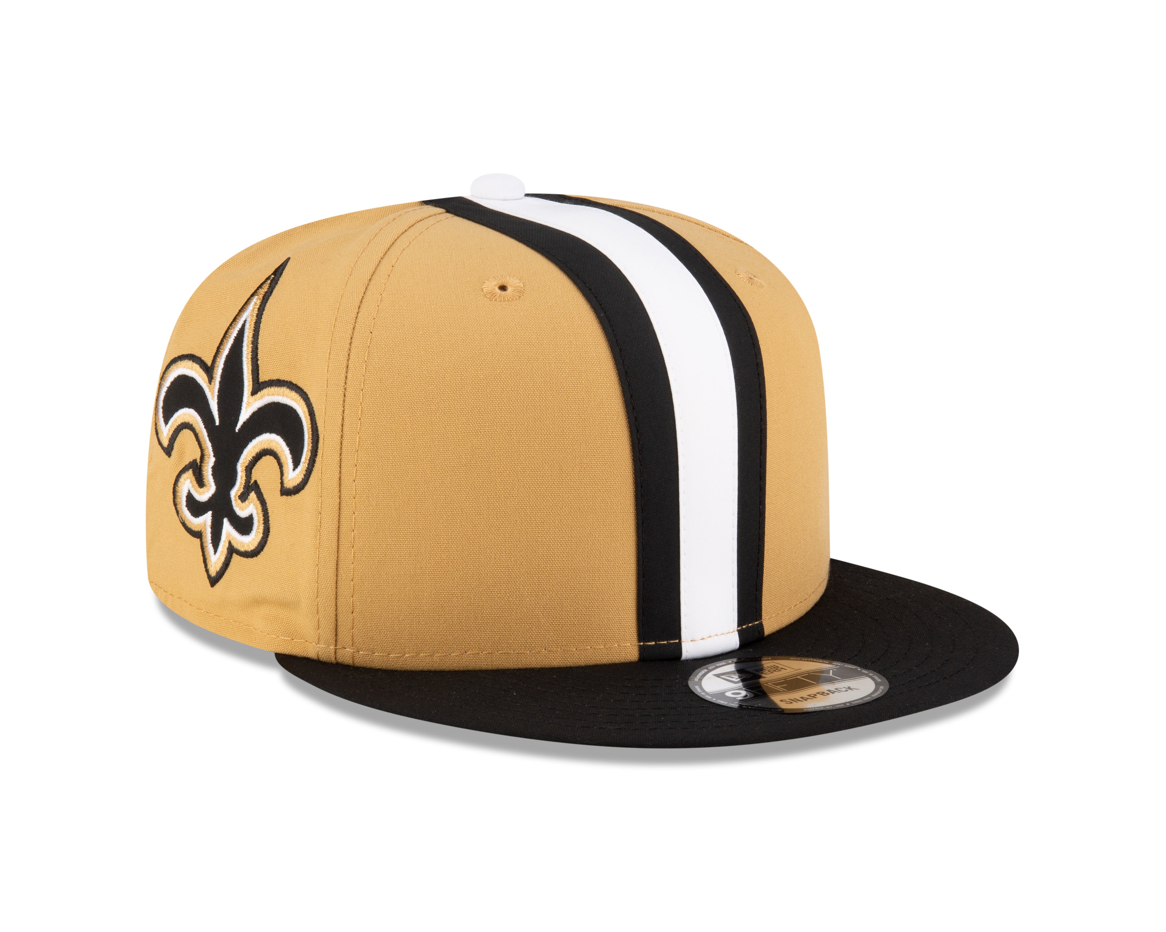 New Orleans Saints NFL New Era Men's Beige 9Fifty Helmet Pack Snapback