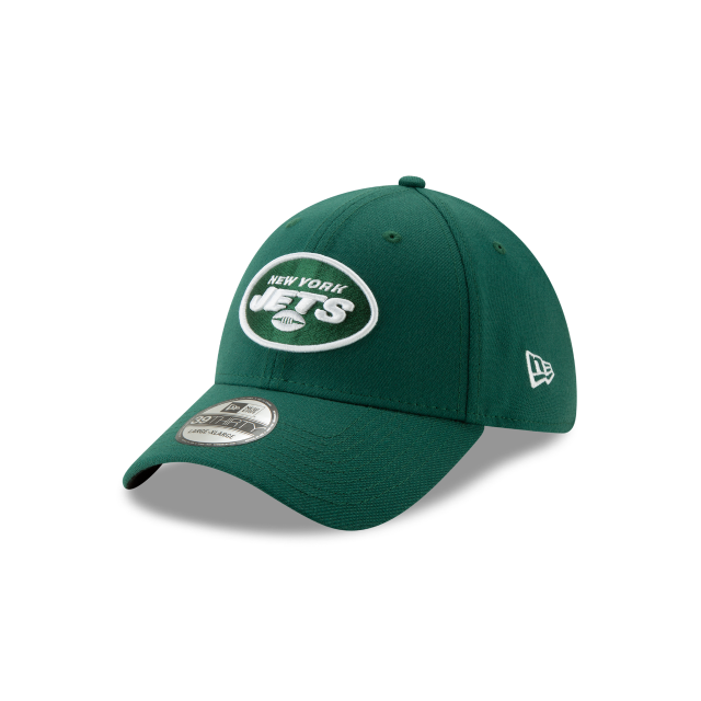 New York Jets NFL New Era Men's Green 39Thirty Team Classic Stretch Fit Hat