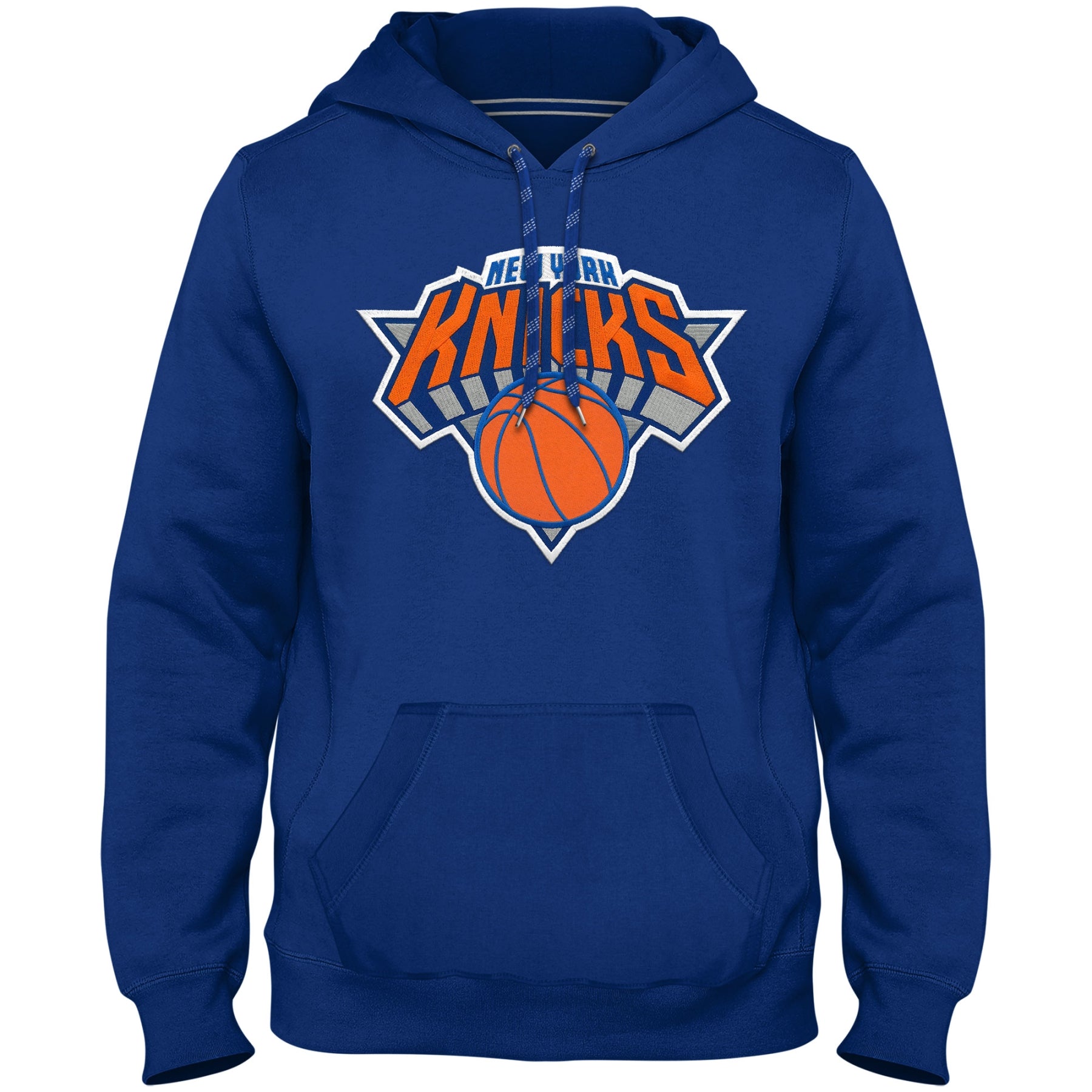 New York Knicks NBA Bulletin Royal Express Twill Logo Sweat à capuche pour homme