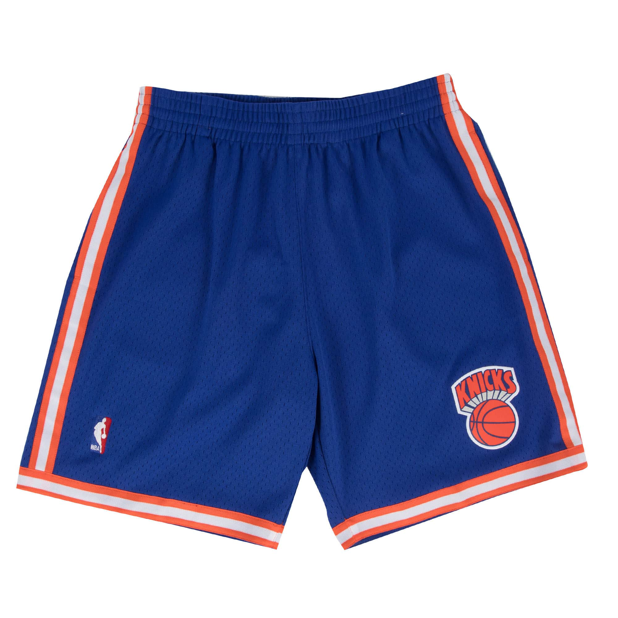 New York Knicks NBA Mitchell & Ness Short Swingman Bleu Royal 1991-92 Hardwood Classics pour Homme