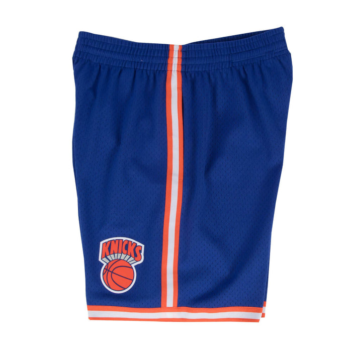 New York Knicks NBA Mitchell & Ness Men's Royal Blue 1991-92 Hardwood Classics Swingman Shorts